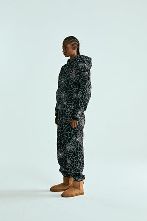 EMBROIDERED AOP HOODIE