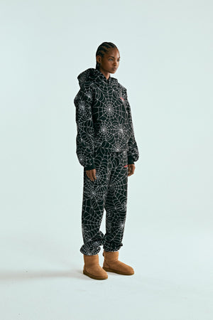EMBROIDERED AOP HOODIE