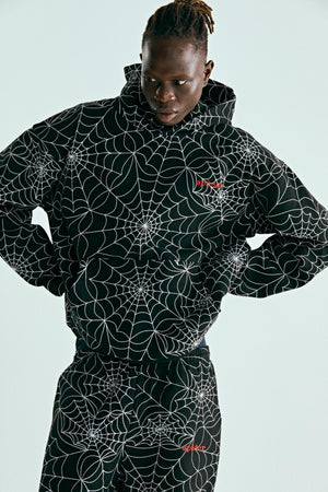 EMBROIDERED AOP HOODIE